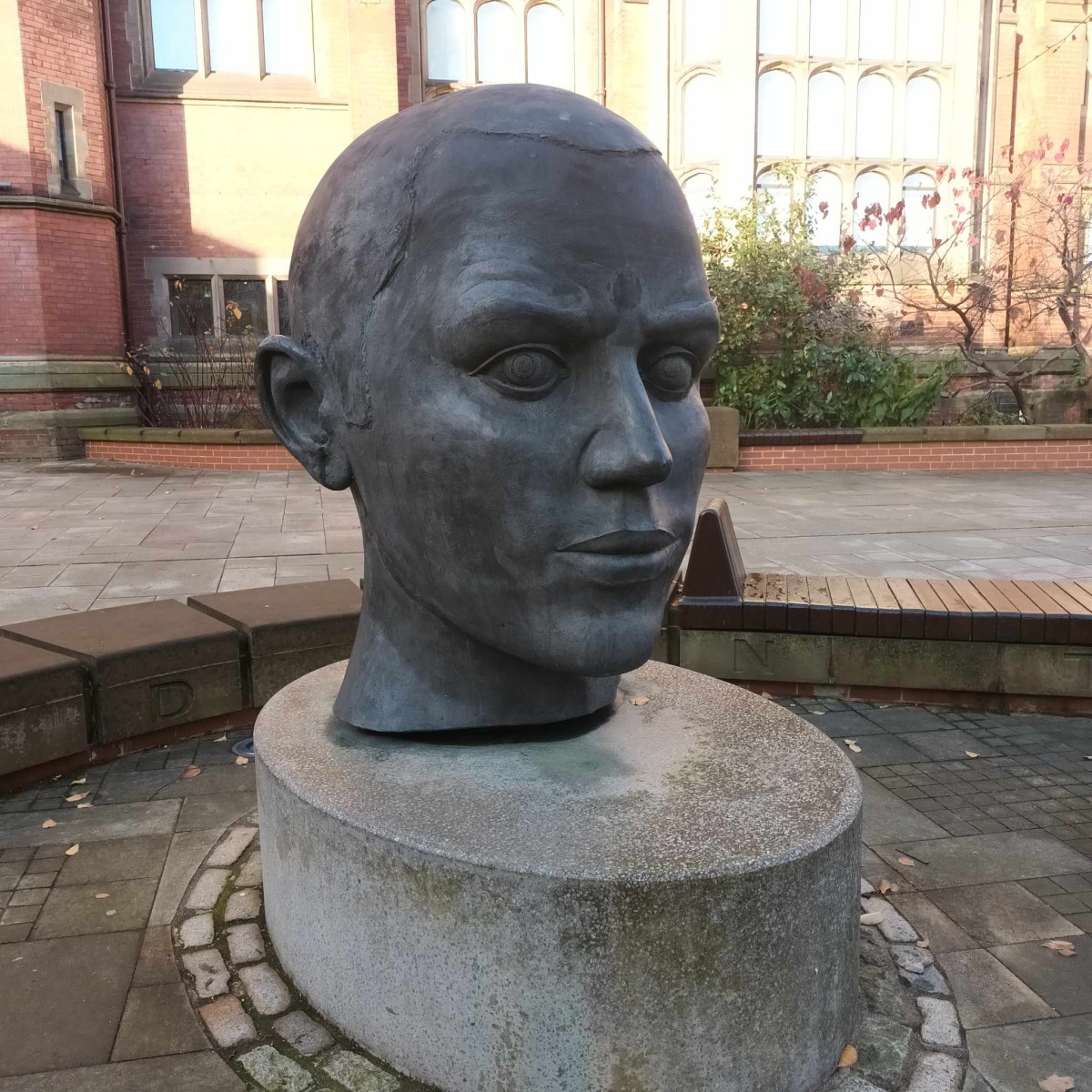 Joseph Hiller sculpture at Newcastle University